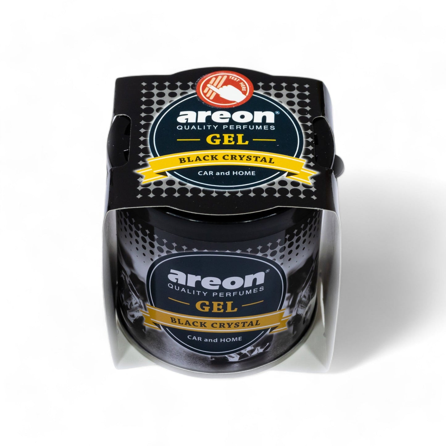 Areon Black Crystal Gel Car Freshener - TurboCars