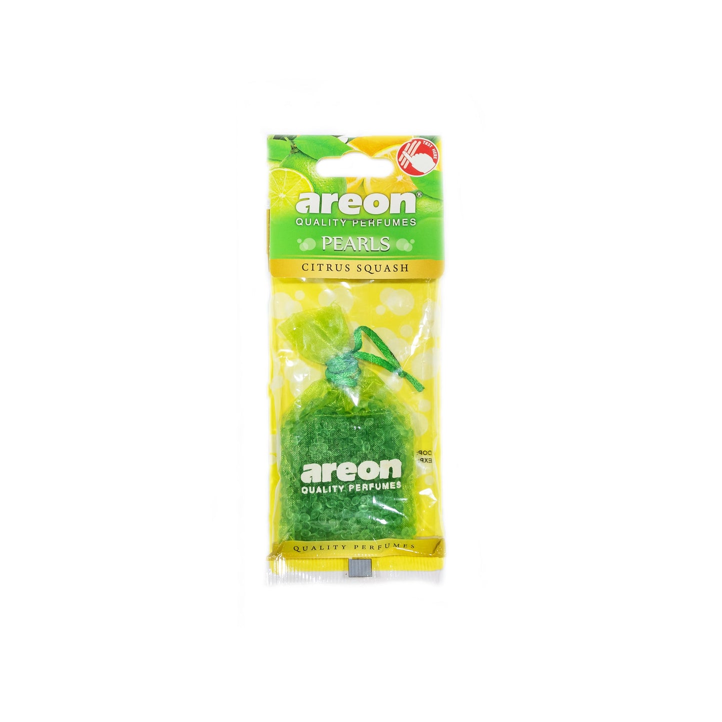 Areon Pearls: Citrus Squash Hanging Car Freshener - TurboCars