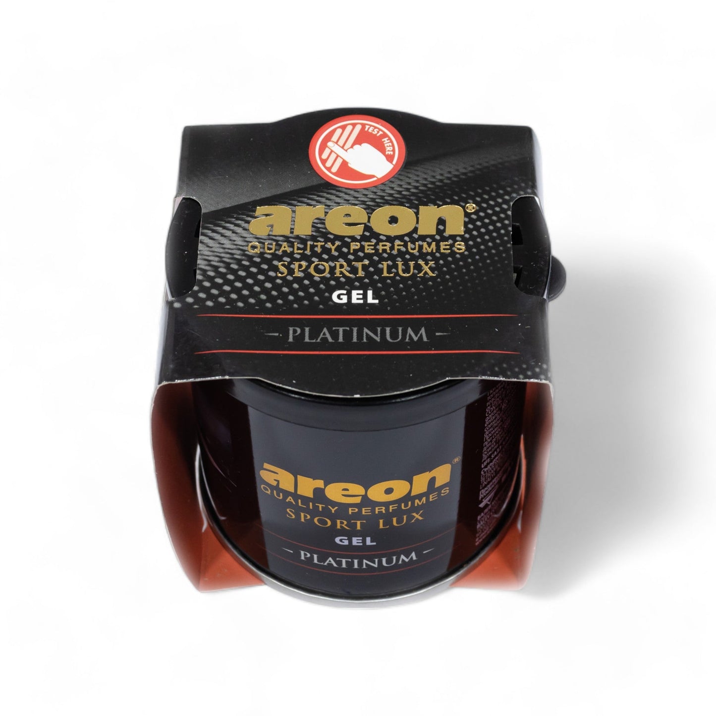 Areon Sport Lux 80g Gel Can Car Perfume - Platinum - TurboCars