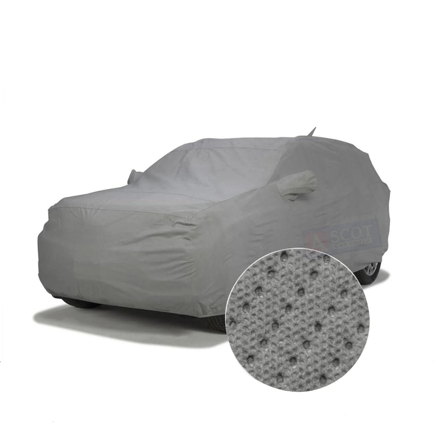 Ascot Maruti Baleno Car Cover Waterproof 2015 - 2024 Model with Mirror & Antenna Pockets 3 Layers Custom - Fit All Weather Heat Resistant - TurboCars