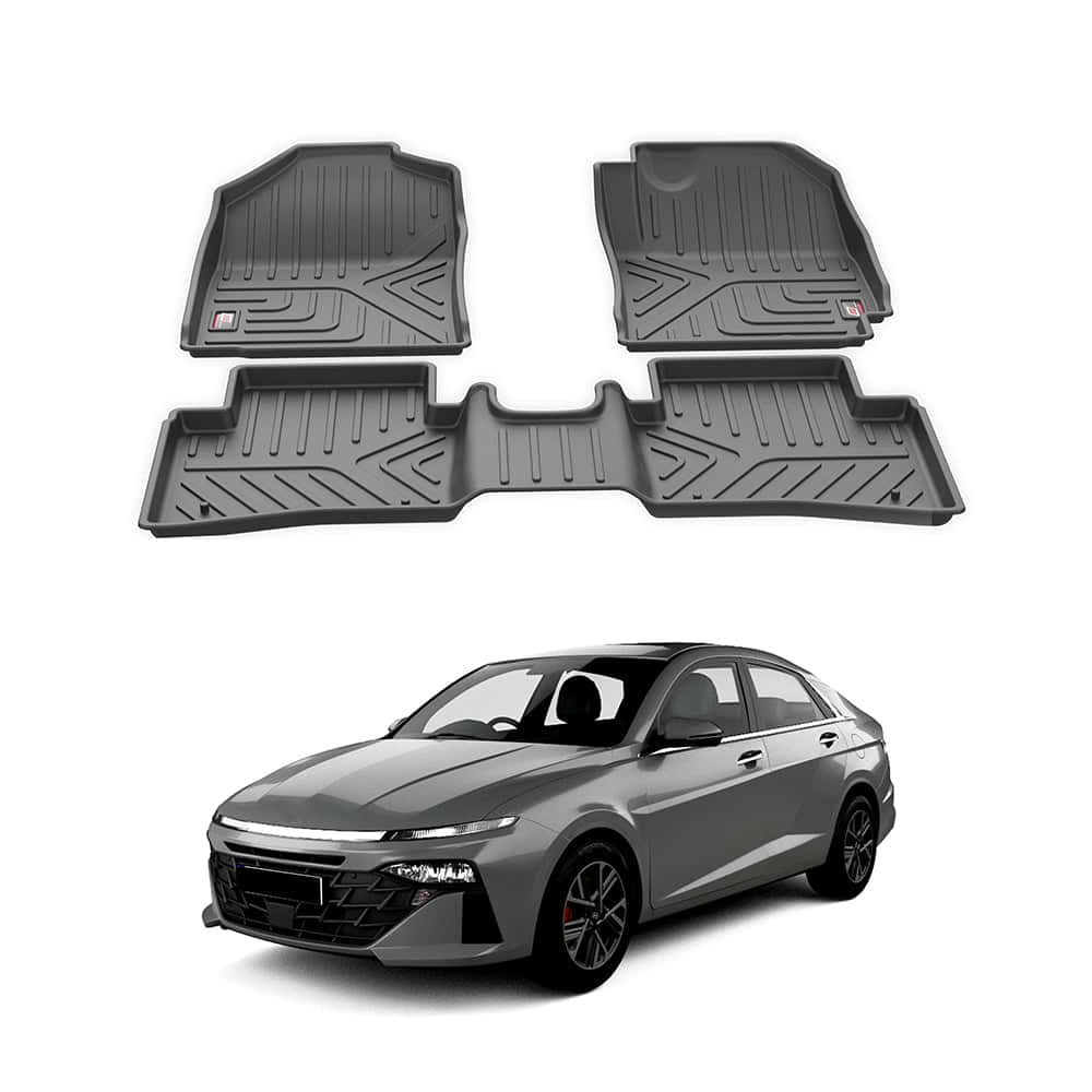 Hyundai Verna 2023 Onwards GFX Life Long Car Floor Mat - TurboCars