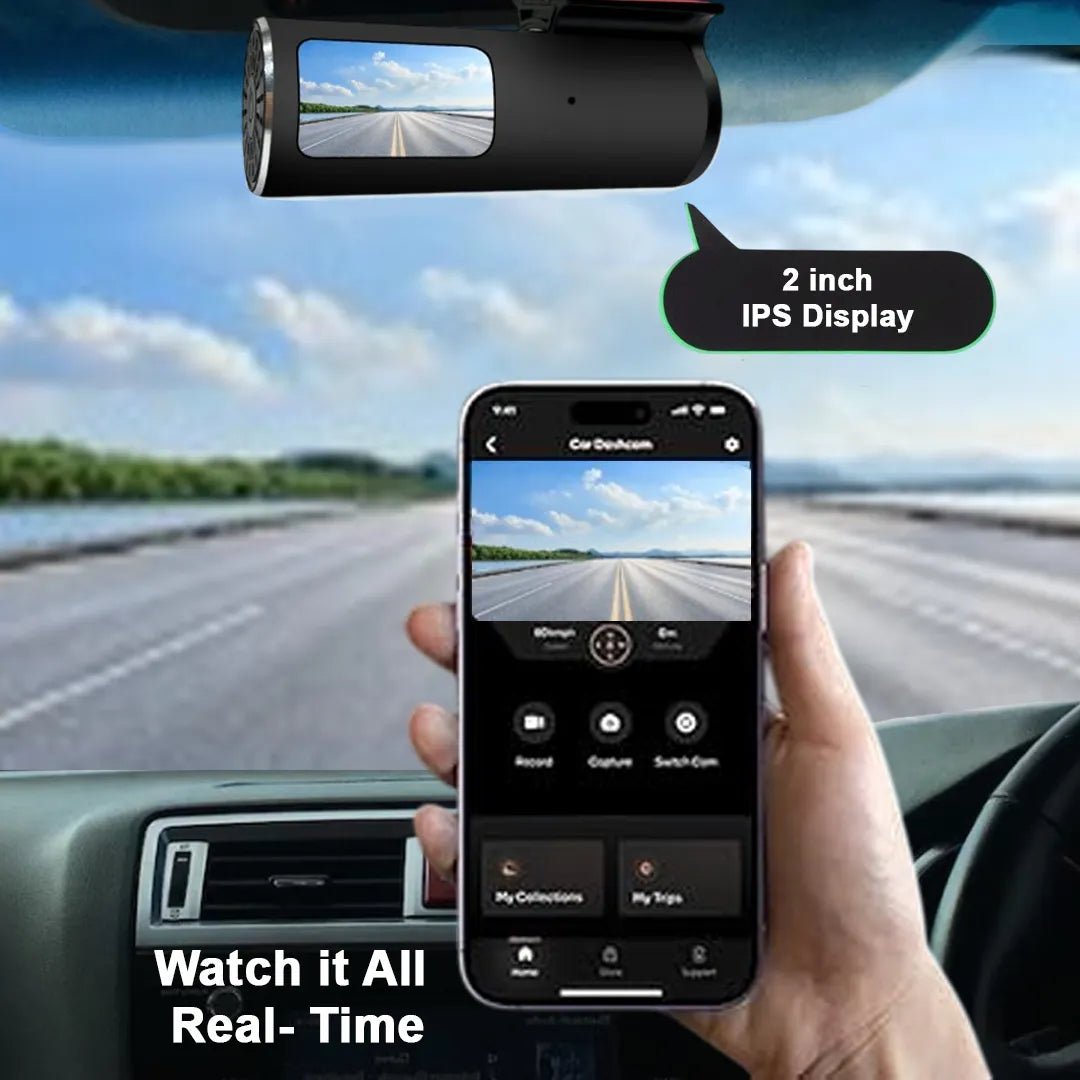 RD DashCam with 2K Resolution, 130° Wide Angle, and Emergency Recording - TurboCars
