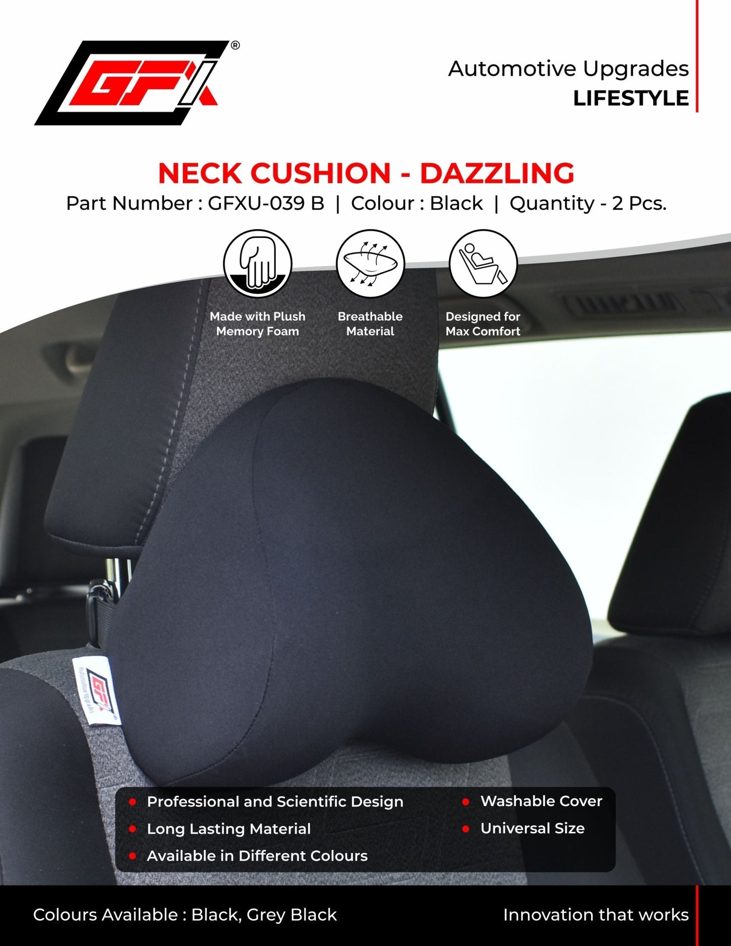 Neck and Back Cushions - TurboCars