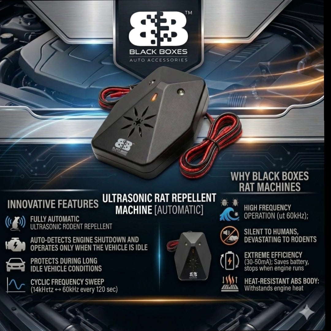 BlackBoxes Ultrasonic Rat Repellant Machine [Automatic]