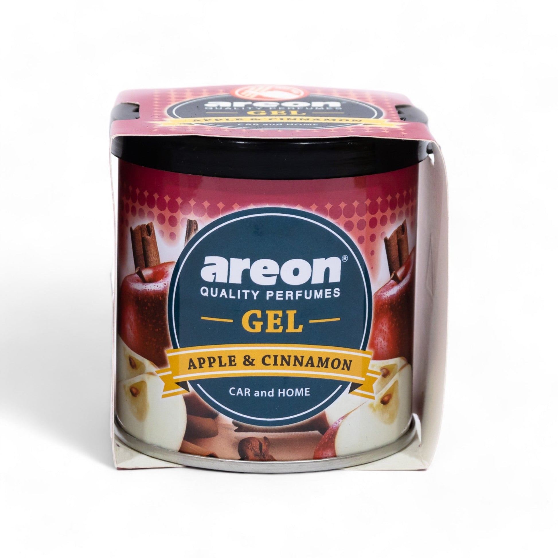 Areon Apple & Cinnamon Gel Car Freshener - TurboCars