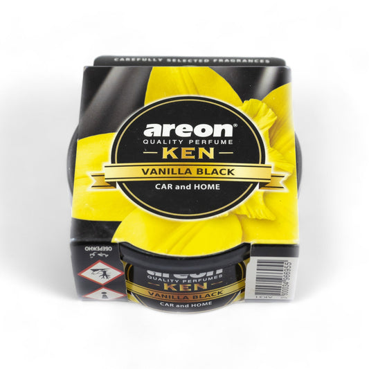 Areon Ken Gel Can 35g Car Freshener - Vanilla Black - TurboCars