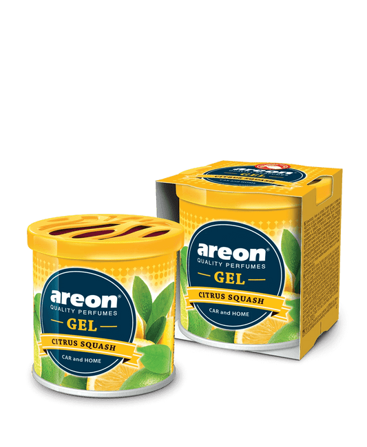 Areon Lemon Gel Car Freshener - TurboCars