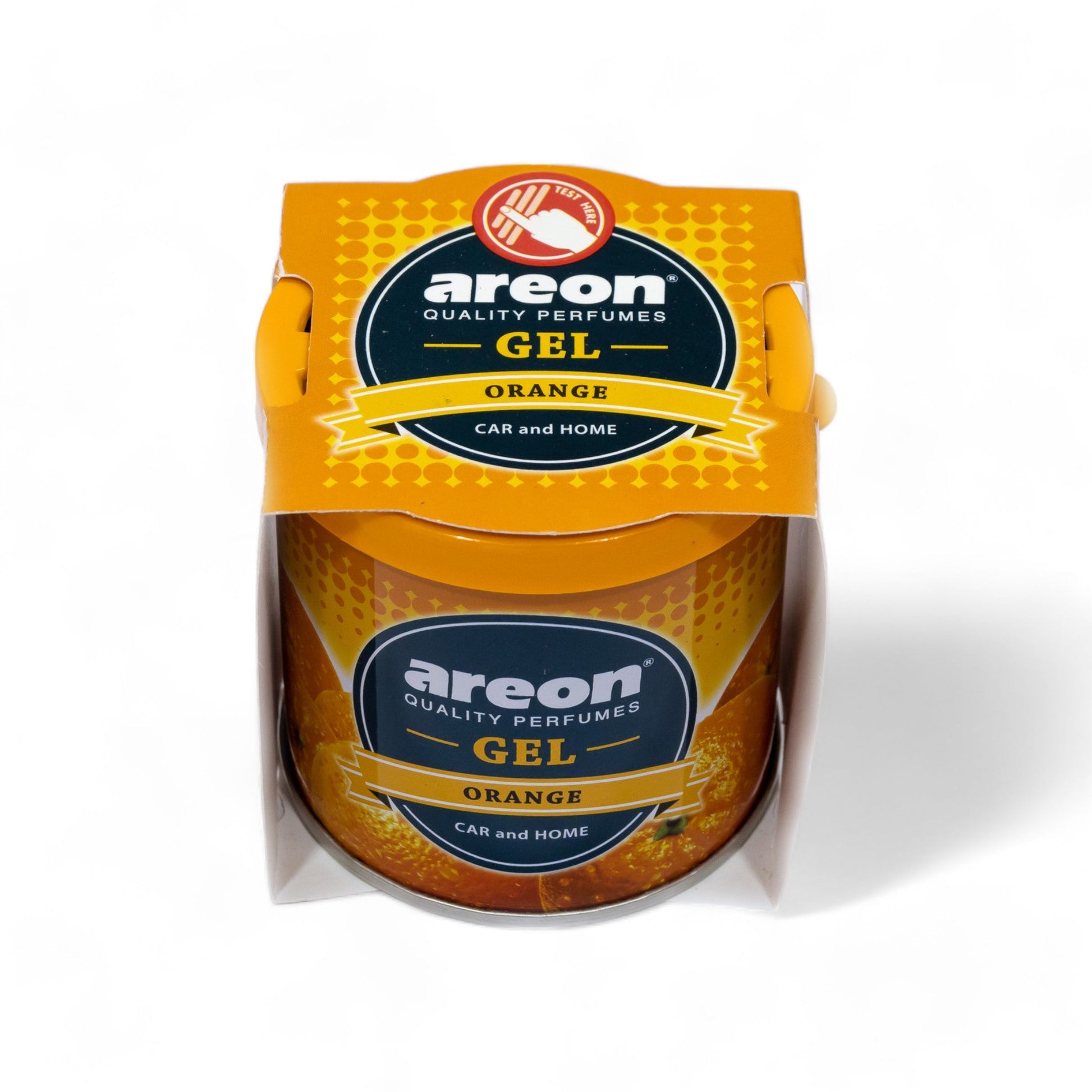 Areon Orange Gel Car Freshener - TurboCars