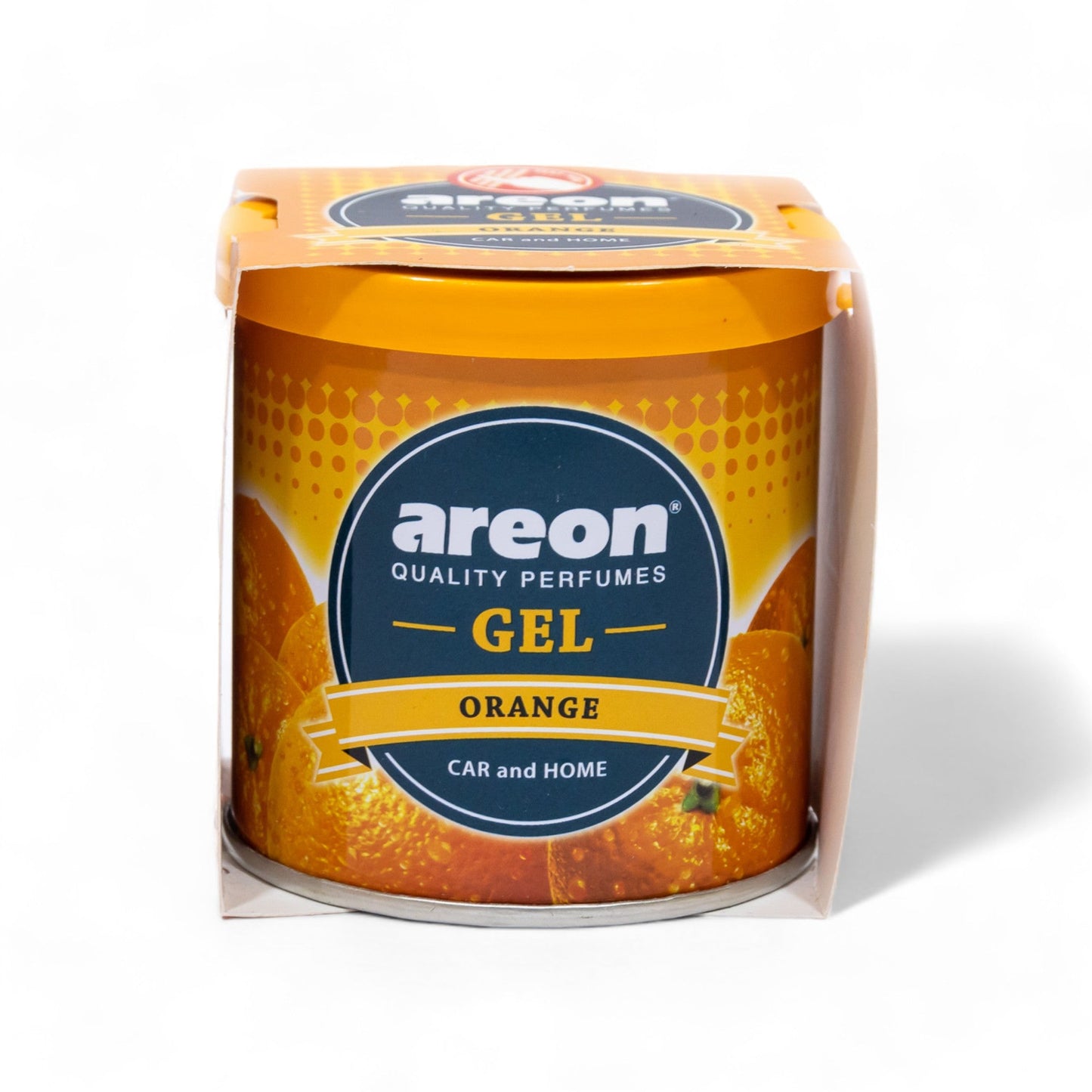 Areon Orange Gel Car Freshener - TurboCars