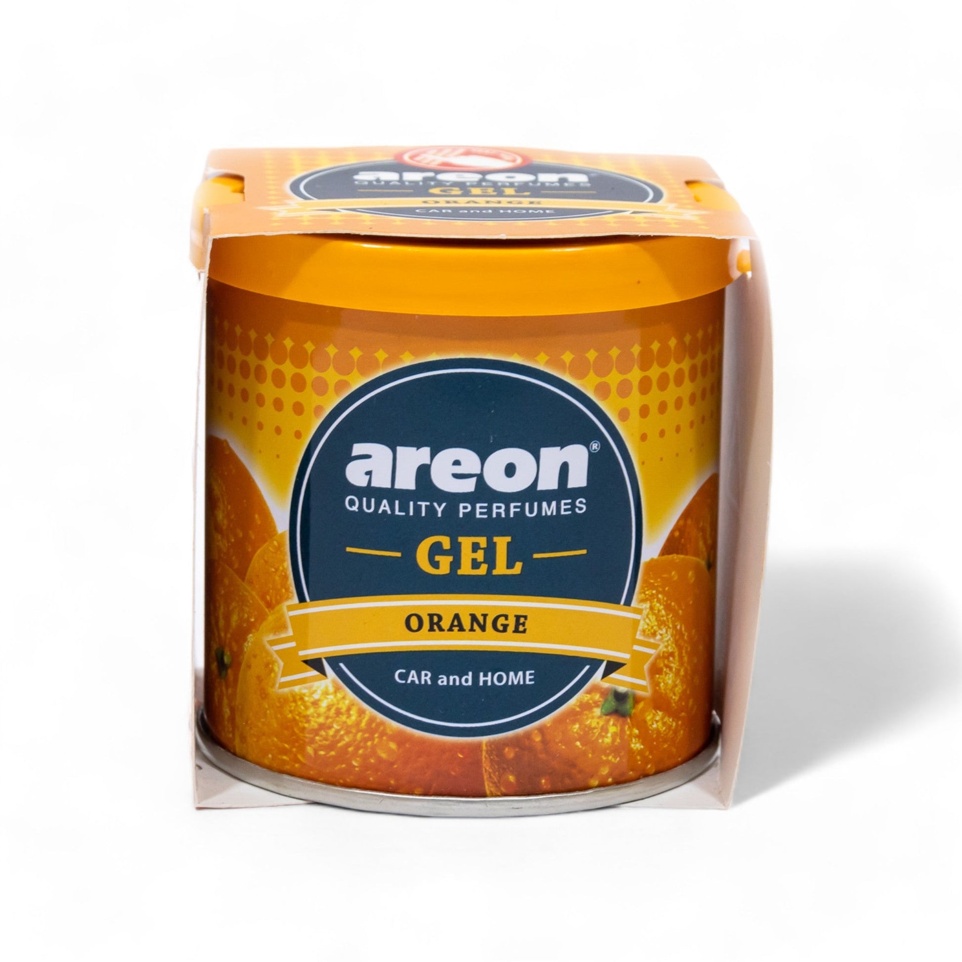 Areon Orange Gel Car Freshener - TurboCars