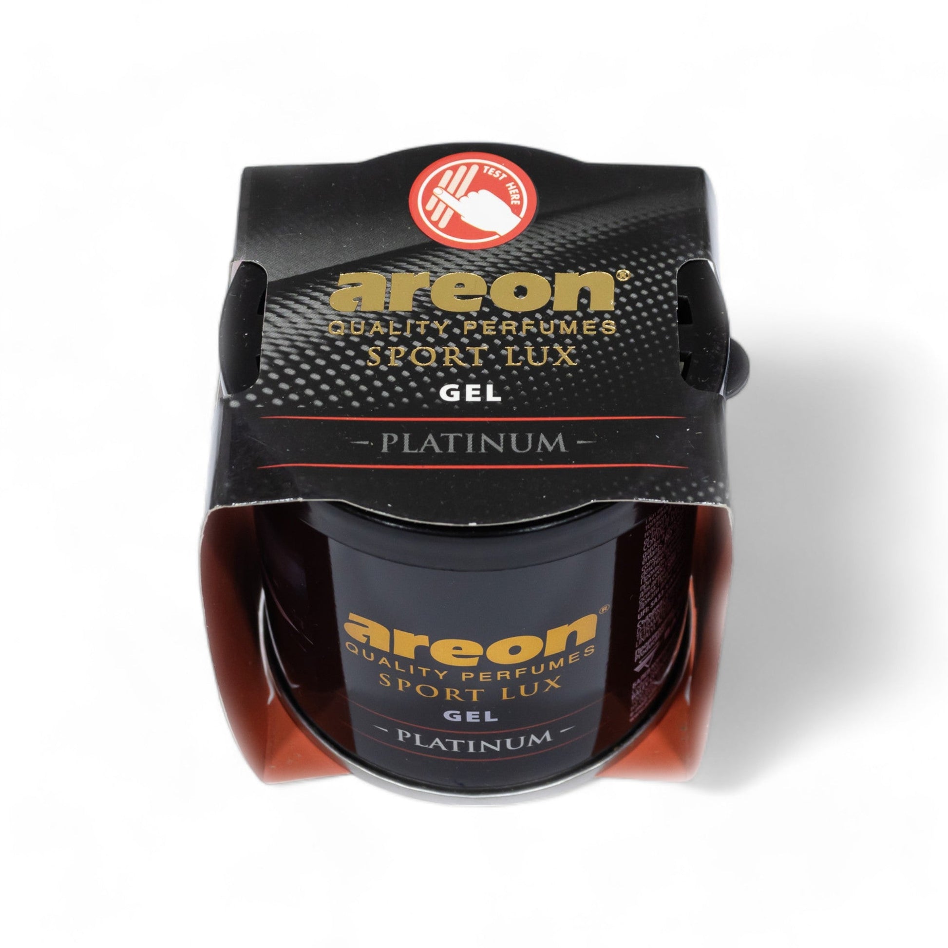 Areon Sport Lux 80g Gel Can Car Perfume - Platinum - TurboCars