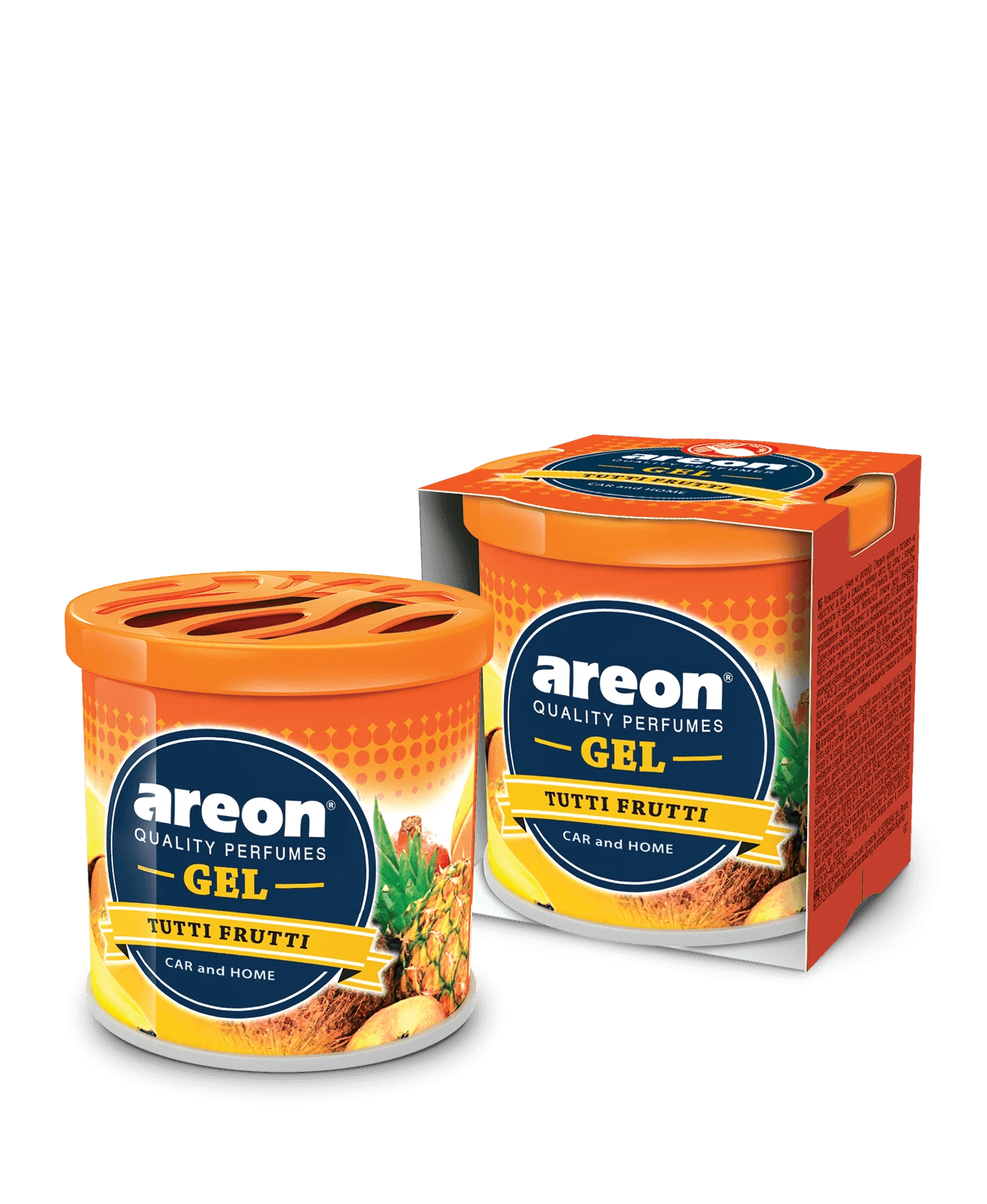 Areon Tutti Frutti Gel Car Freshener - TurboCars