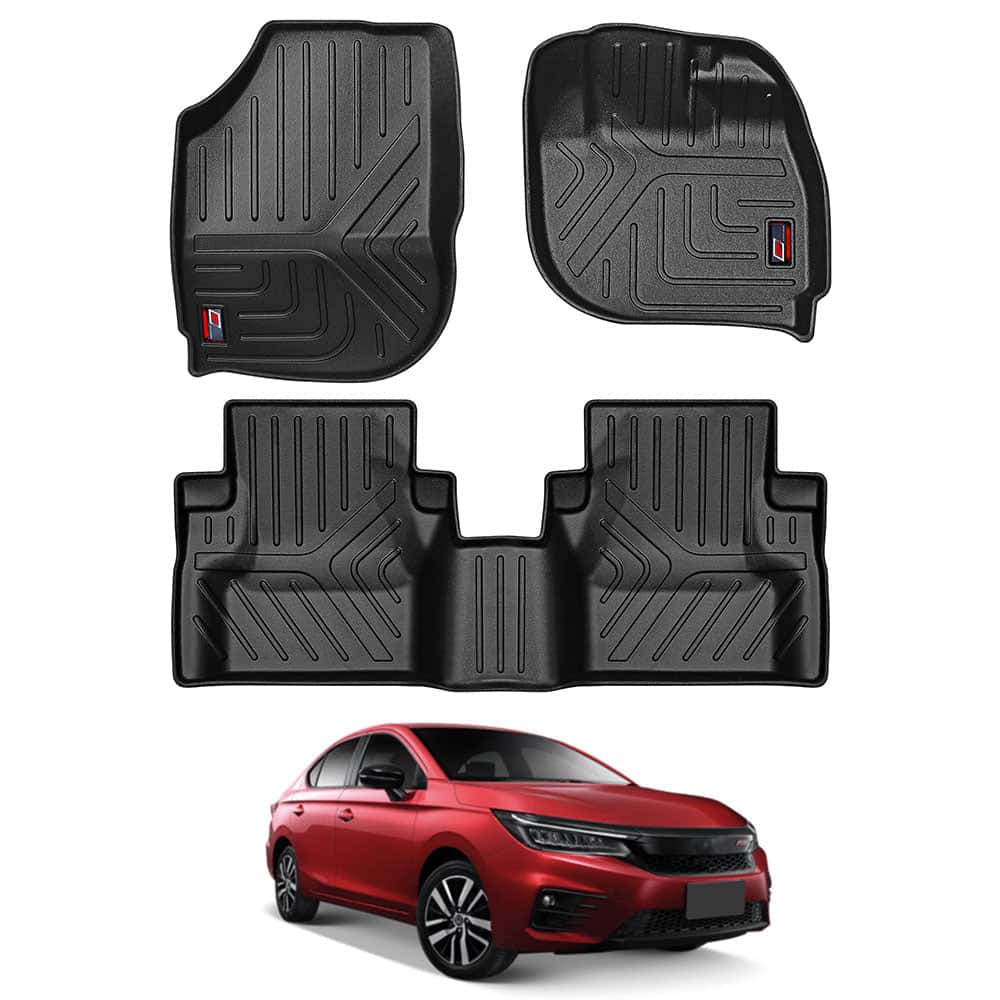 Honda City 2020 Onwards GFX Life Long Car Floor Mat - TurboCars