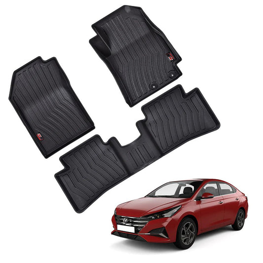 Hyundai Verna 2020 - 2022 GFX Life Long Car Floor Mat - TurboCars