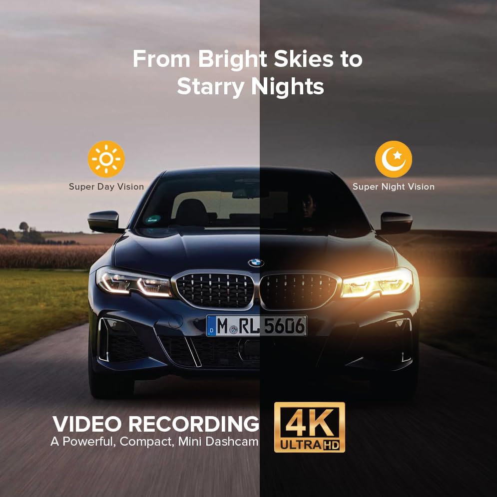 STELLAR DRIVE SD - 03 Pro™ 4K + 2.5K Dual Channel Smart Dash Camera with ADAS , BSD & Hardwire in the Box - TurboCars