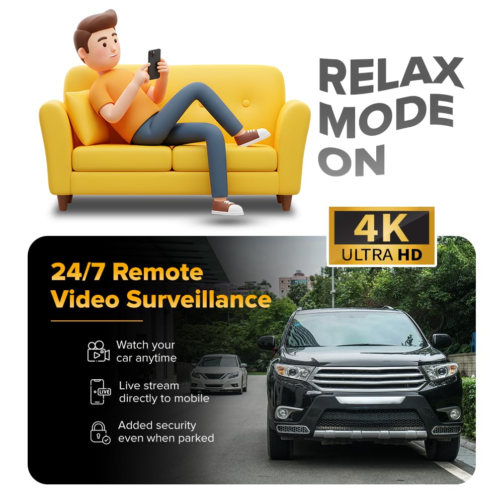 STELLAR DRIVE SD - 4G LIVE ULTRA™ 4G LTE Smart Dashcam with Live Tracking & Remote Surveillance | Hardwire in the Box - TurboCars