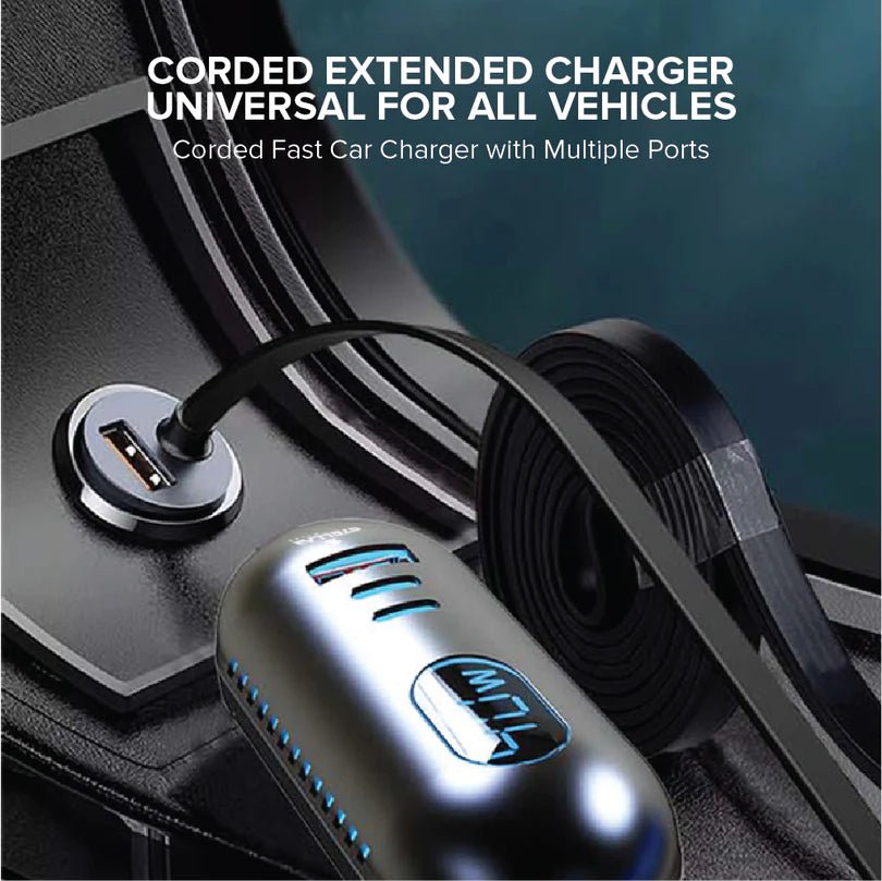 Stellar Drive XC - 13 - 5 - in - 1 Car Mobile Phone Charger (117W) - TurboCars