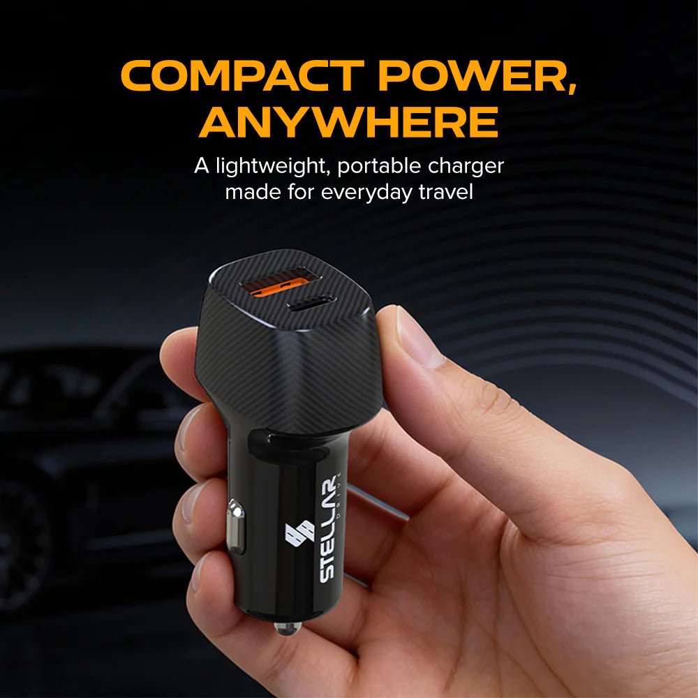 STELLAR DRIVE XC - 16 TORQ CHARGE™ 38W Fast Car Charger with PD 20W & QC 3.0 - TurboCars