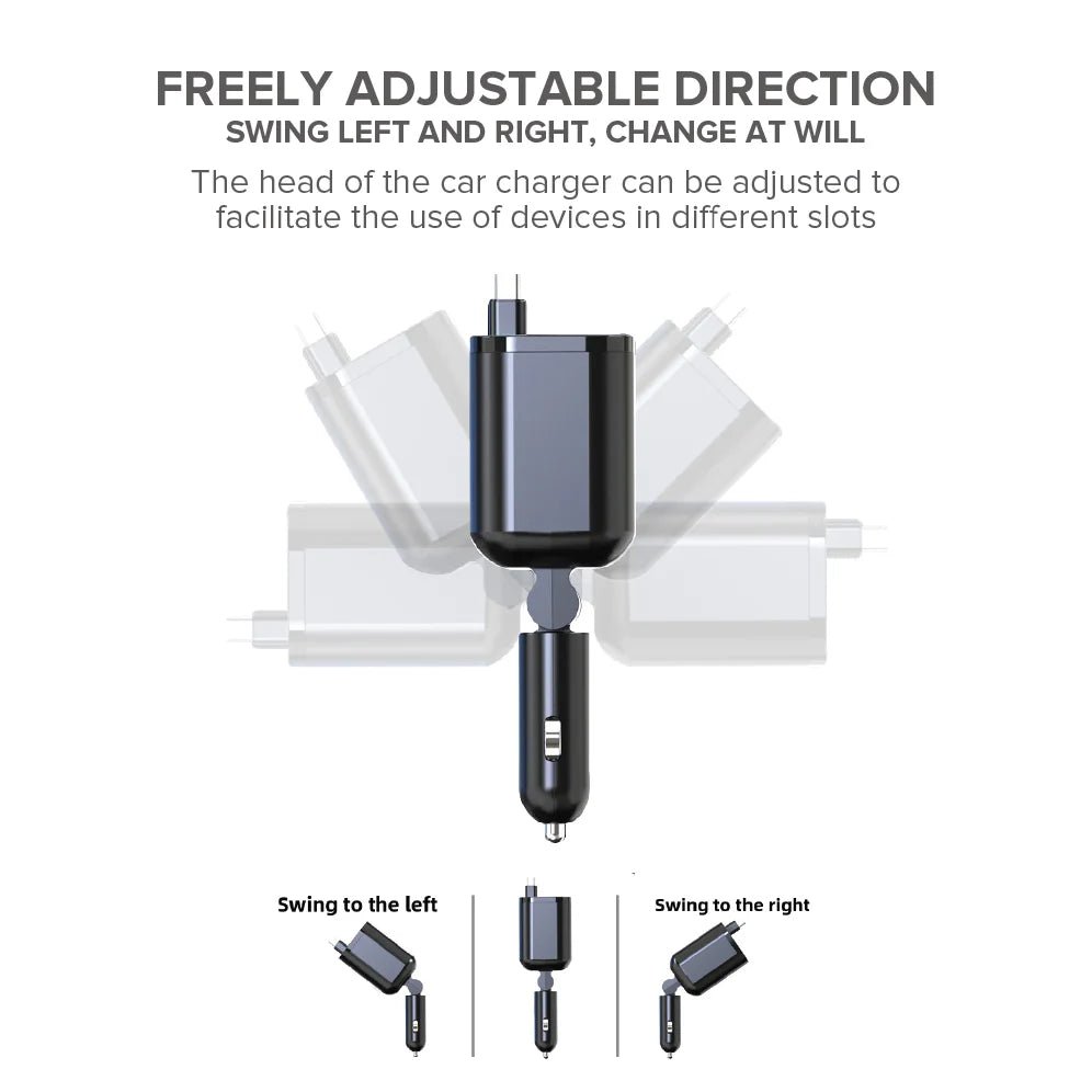 STELLAR DRIVE XC - 17™ India’s 1st Dual 12V Socket 212.5W Fast Car Charger - TurboCars